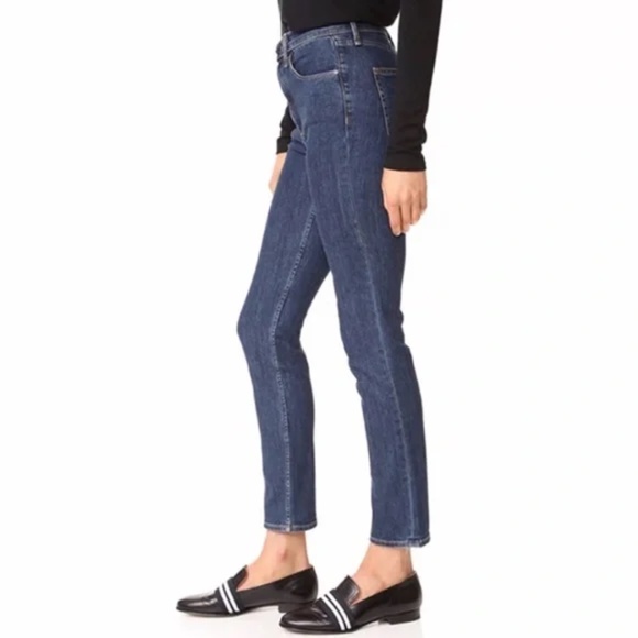 Rag & Bone Cigarette Jeans in Dark Paz - Picture 4 of 8